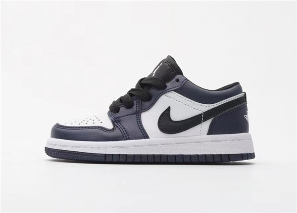 Youth Running Weapon Air Jordan 1 Black/White Low Top Shoes 0071 Youth Running Weapon Air Jordan 1 Black/White Low Top Shoes 0071